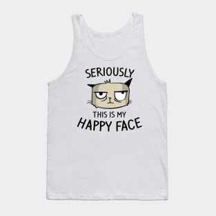 this is my happy face Tank Top